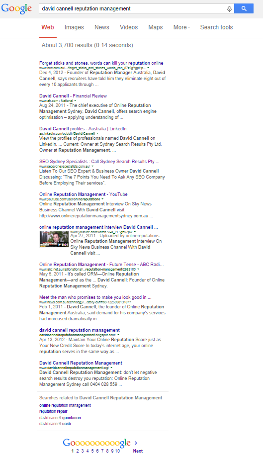 david cannell google results 29 sept 2014 v2